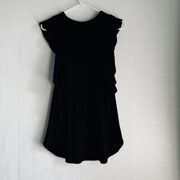Art Class Flowy Dress Black Ribbed Size Medium - Picture 6 of 6